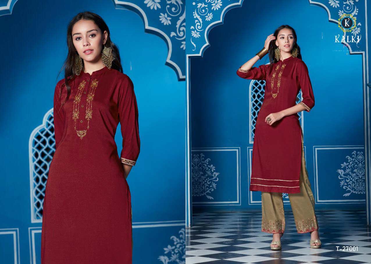 Kalki Tripling Vol-2 Cotton Viscose Kurti Sets Kalki Tripling Vol-2 Cotton Viscose Kurti Sets